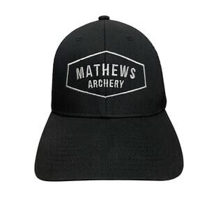 Mathews Archery Logo Black‎ Mesh Back Baseball Snapback Trucker Hat Outdoor Cap
